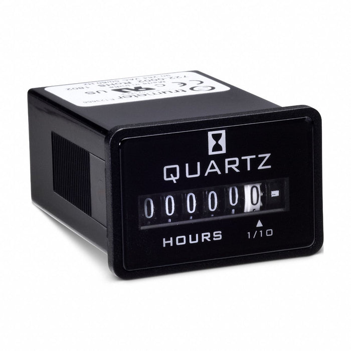 Hour Meter AC Quartz Polymer Flush