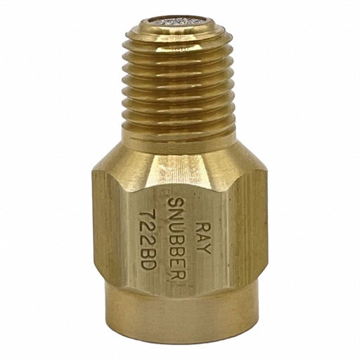Snubber Porus Metal Brass 1/4 NPT Ma