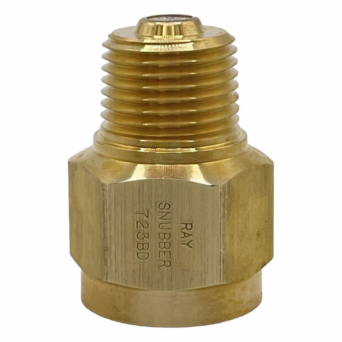 Snubber Porus Metal Brass 1/2 NPT Ma
