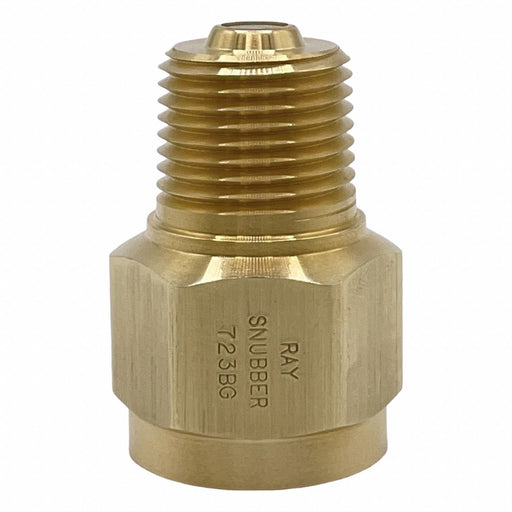 Snubber Porus Metal Brass 1/2 NPT Ma