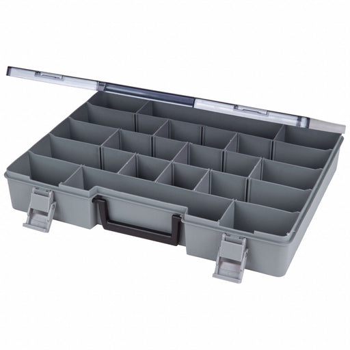 CompartmentBox 11.75inW 2.5inL Gray