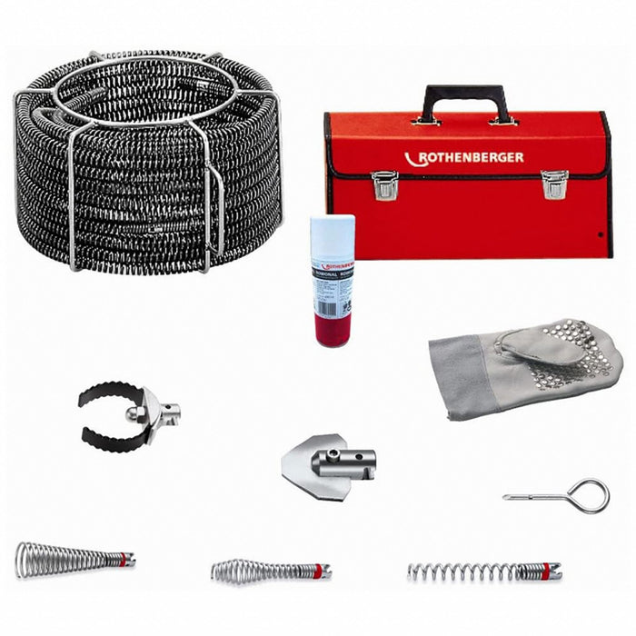Drain Cleaning Set 3 Augers 2 Cutters
