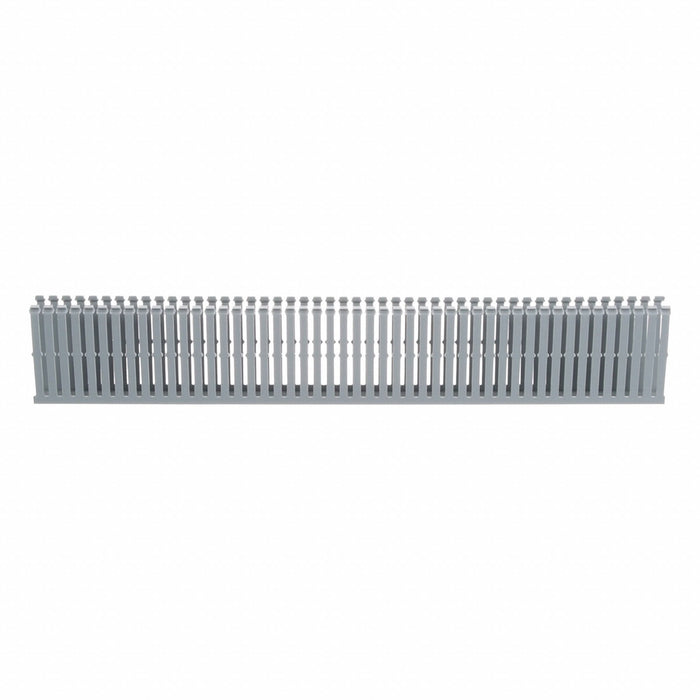 WIRE DUCT NARROW SLOT GRAY 1.26 W X 4 D