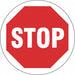 Anti-Slip Floor Sign 17 Dia Red/White