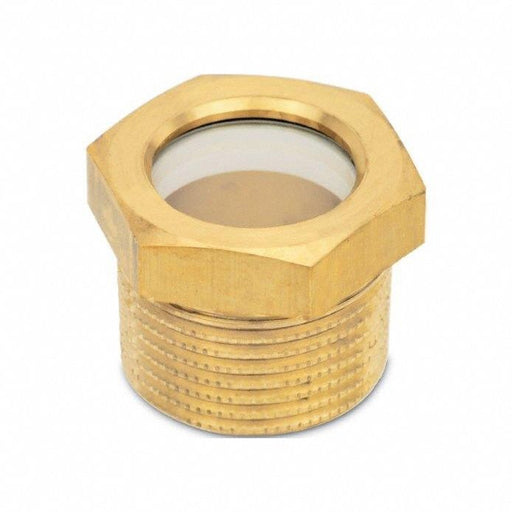 Sight Glass Brass 36 mm Hex Thick