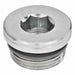 GN749-G1/2-B THREADED PLUG W/VITON SEAL