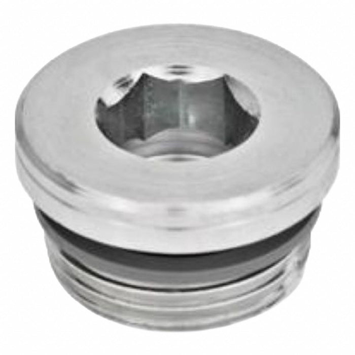 GN749-M8X1-B THREADED PLUG W/VITON