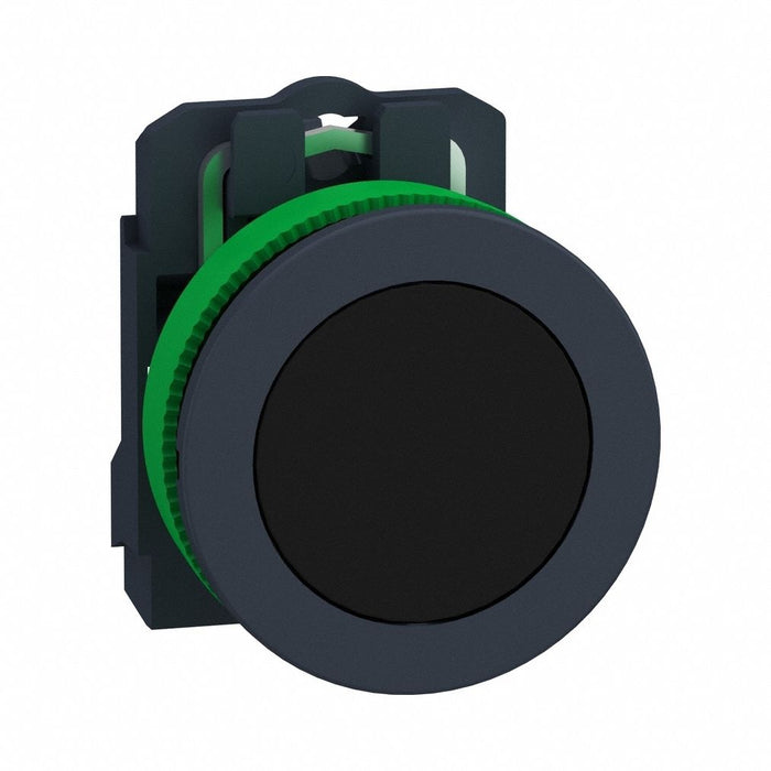 FlushPushButtonOperator NonIllum Blk 1NO