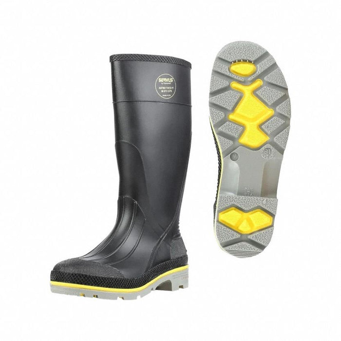 D0345 Rubber Boot Men s 13 Knee Black PR