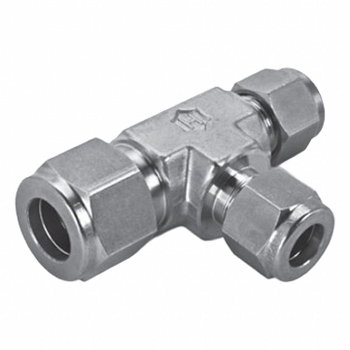Tee SS Tube 1/2  Tube 3/8  Tube 1/2 