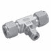 Tee SS Tube 3/4  Tube 3/4  Tube 3/8 