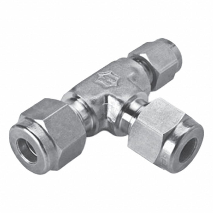 Tee SS Tube 1/2  Tube 3/8  Tube 1/2 