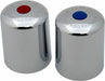 Faucet Handle Metal Polished Chrome