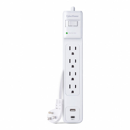 OutletStrip White 10-25/32in 4Outlets