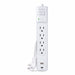 OutletStrip White 10-25/32in 4Outlets