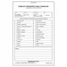 Forklift Inspection Book Yellow 5 1/2 W