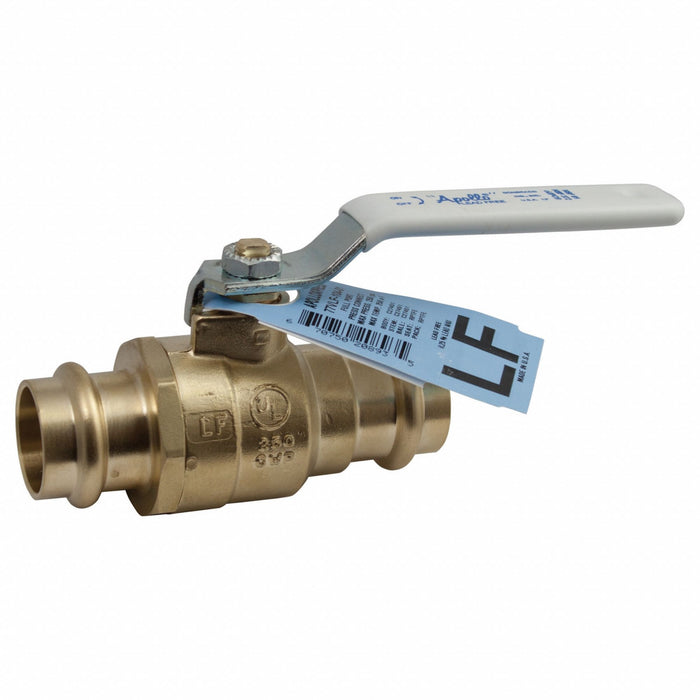 Manual 2-Way Ball Valve Press Brass