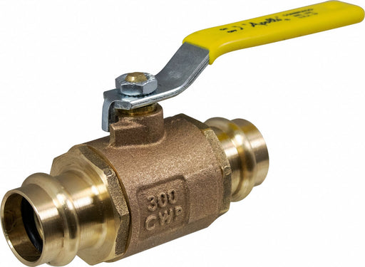 Manual 2-Way Ball Valve Press Brass