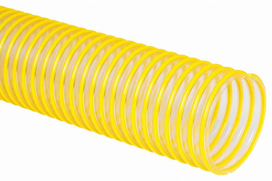 Ducting Hose 50 ft L Clear/Yellow