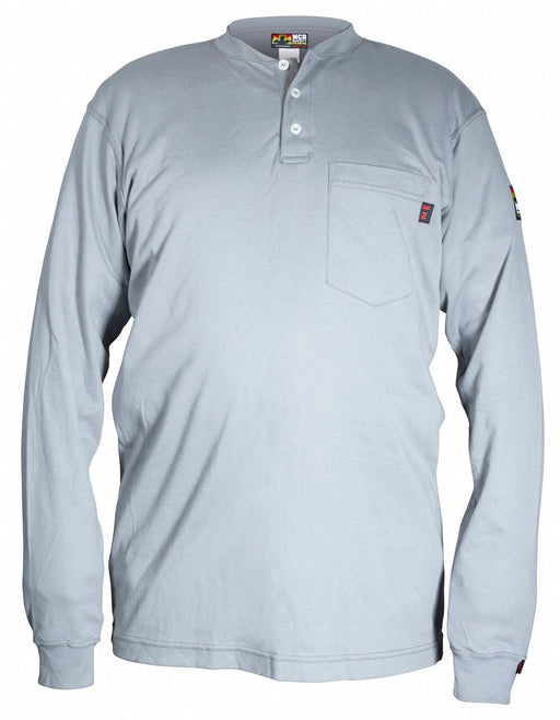 K3895 FR Long Sleeve Shirt Gray 5XL Regular