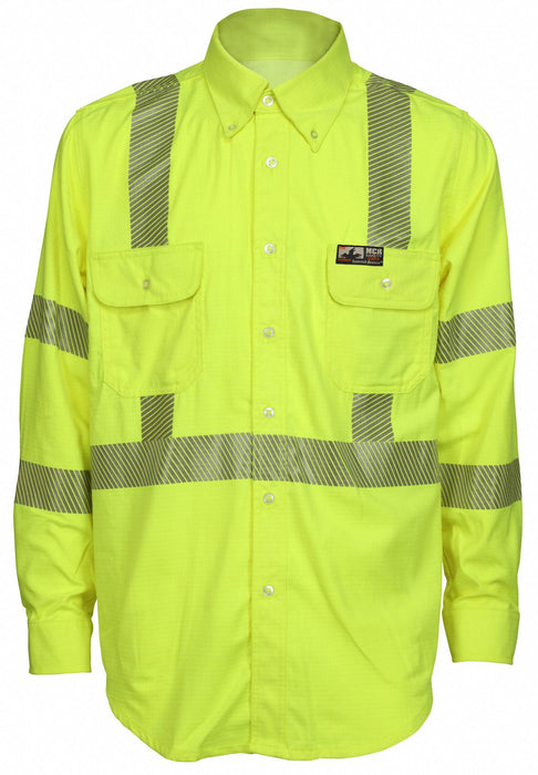 M9270 FR L Sleeve Shirt Fl Lime 3XL Tall