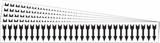 Pipe Marker Adhesive Black (Arrow) PK5