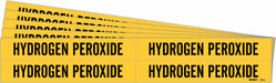 Pipe Marker Black Hydrogen Peroxide PK5