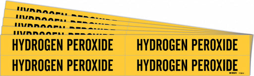 Pipe Marker Black Hydrogen Peroxide PK5