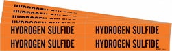 Pipe Marker Black Hydrogen Sulfide PK5