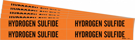 Pipe Marker Black Hydrogen Sulfide PK5