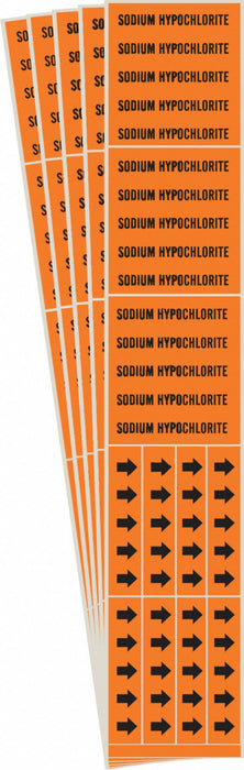 Pipe Marker Sodium Hypochlorite PK5