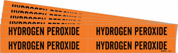 Pipe Marker Black Hydrogen Peroxide PK5