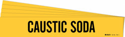 Pipe Marker Black Caustic Soda PK5