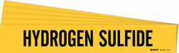 Pipe Marker Black Hydrogen Sulfide PK5