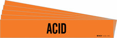 Pipe Marker Adhesive Black Acid PK5