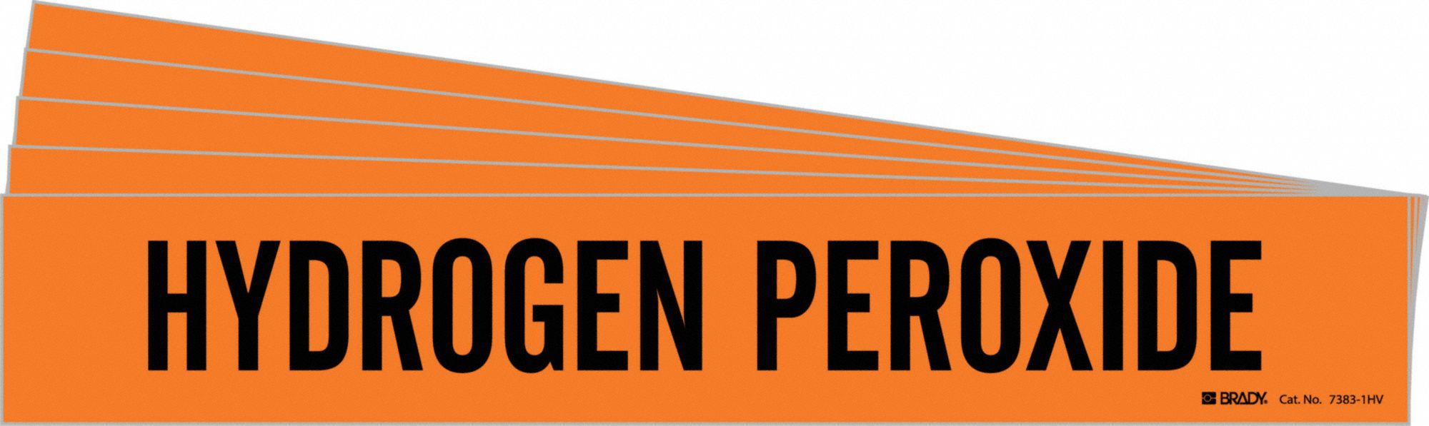 Pipe Marker Black Hydrogen Peroxide PK5