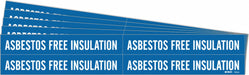 Pipe Marker Asbestos Free Insulation PK5