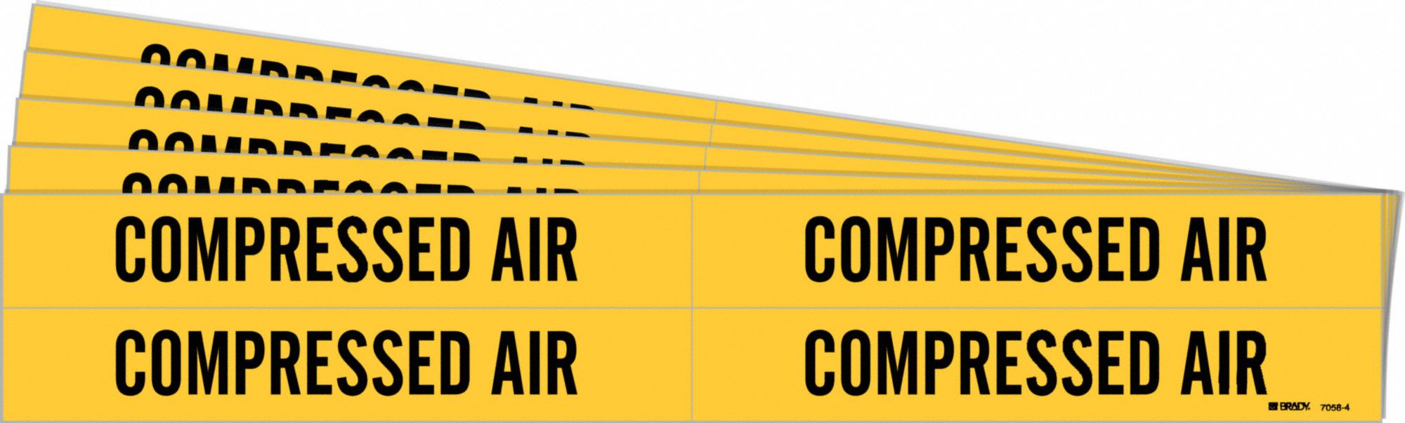 Pipe Marker Black Compressed Air PK5