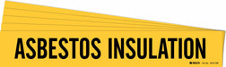Pipe Marker Asbestos Insulation PK5