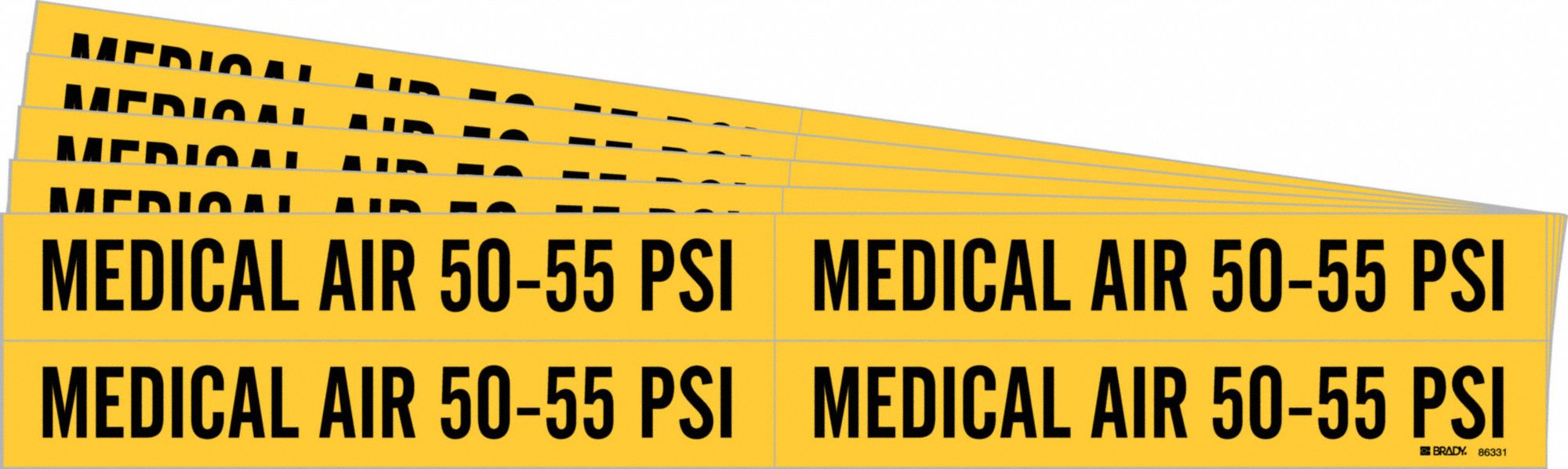 Pipe Marker Medical Air 50-55 PSI PK5