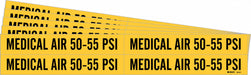 Pipe Marker Medical Air 50-55 PSI PK5