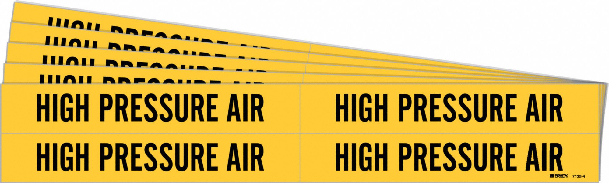 Pipe Marker Black High Pressure Air PK5