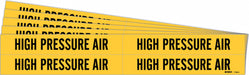 Pipe Marker Black High Pressure Air PK5