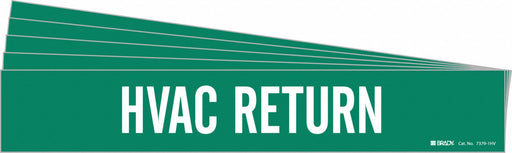 Pipe Marker White HVAC Return PK5