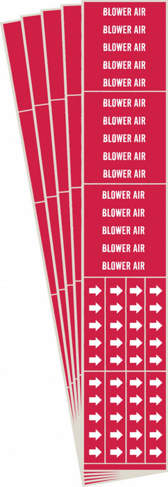 Pipe Marker White Blower Air PK5