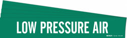 Pipe Marker White Low Pressure Air PK5