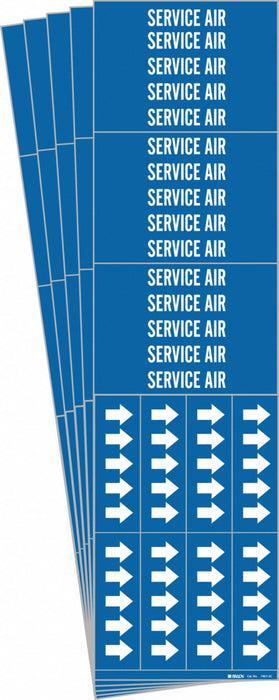 Pipe Marker White Service Air PK5