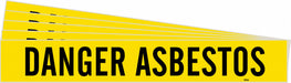 Pipe Marker Black Danger Asbestos PK5