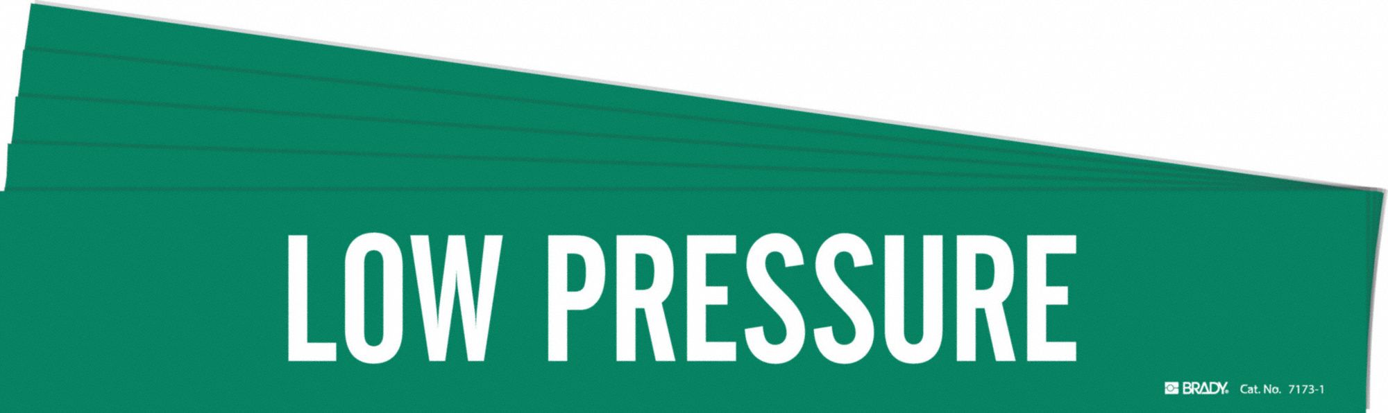Pipe Marker White Low Pressure PK5