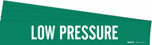 Pipe Marker White Low Pressure PK5